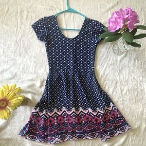 Vibrant Skater Dress